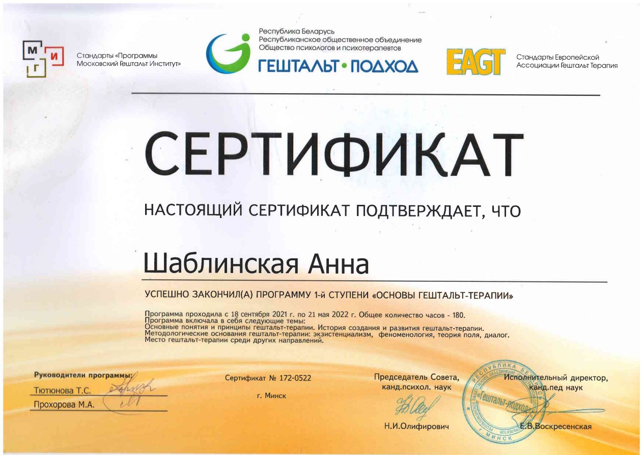 Основы гештальт-терапии